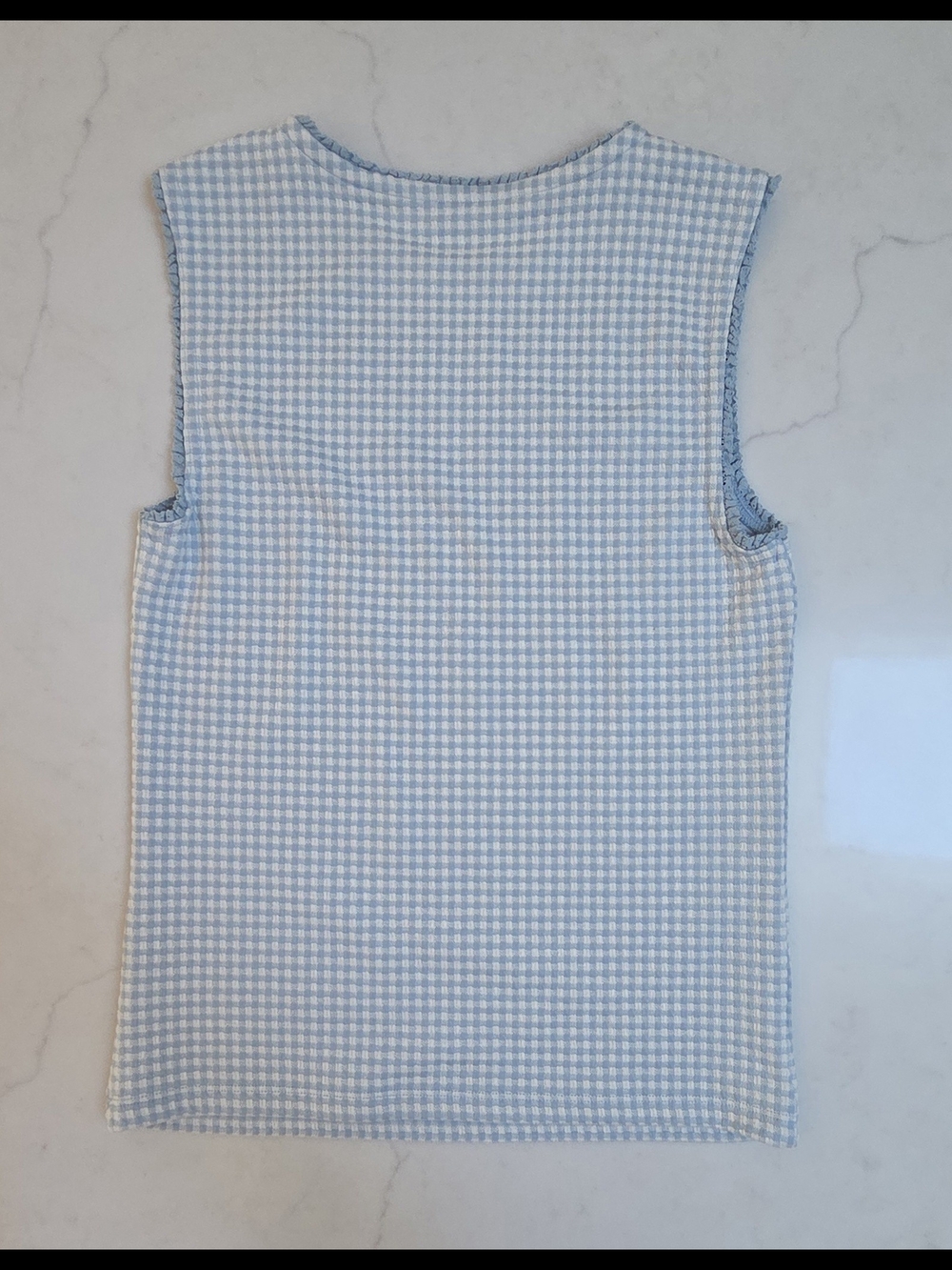 GAP Ginham Pointelle Shell Tank Top - Picture 3 of 4